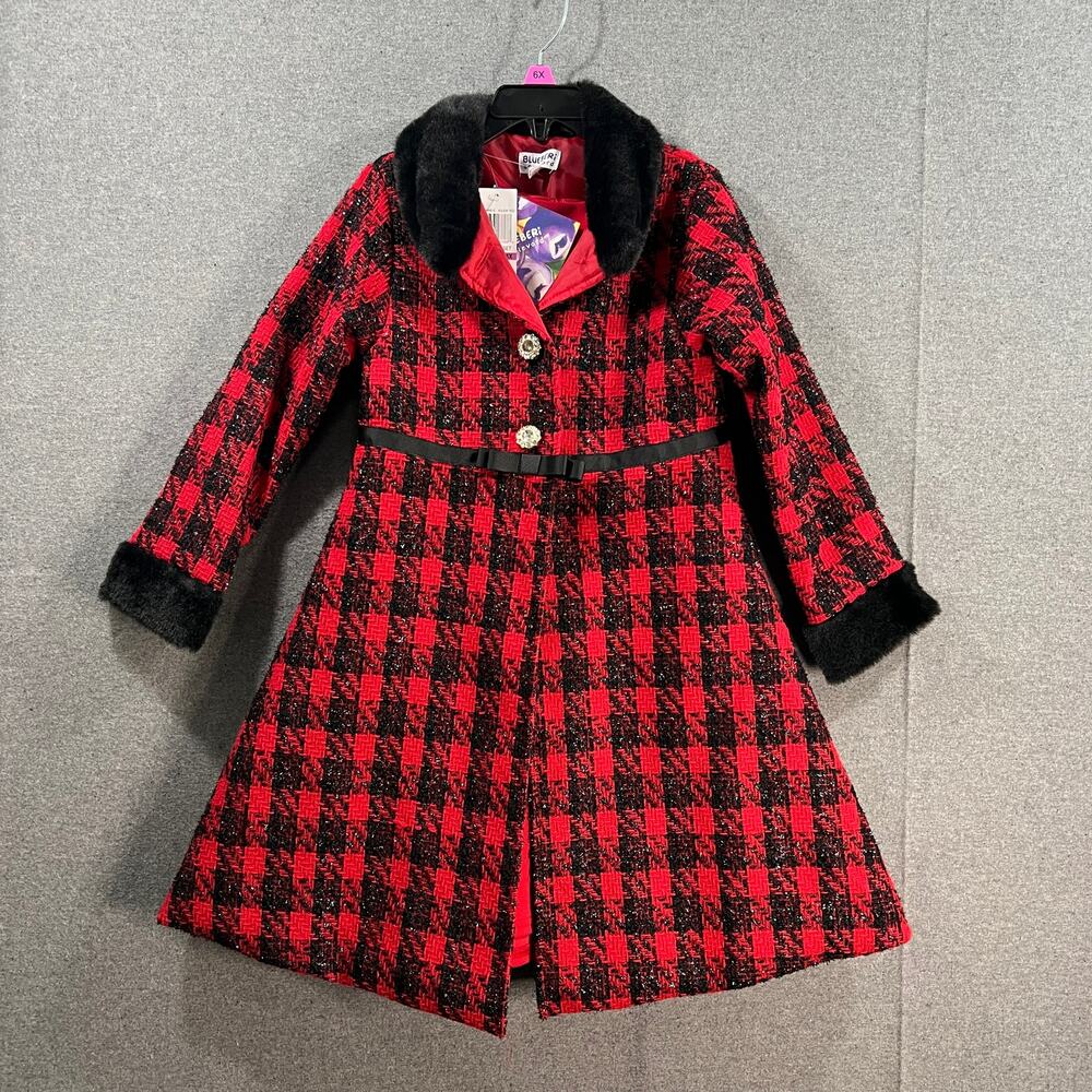 Blueberi Boulevard Little Girls Sleeveless 2-pc Red Dress Set SIze 6X